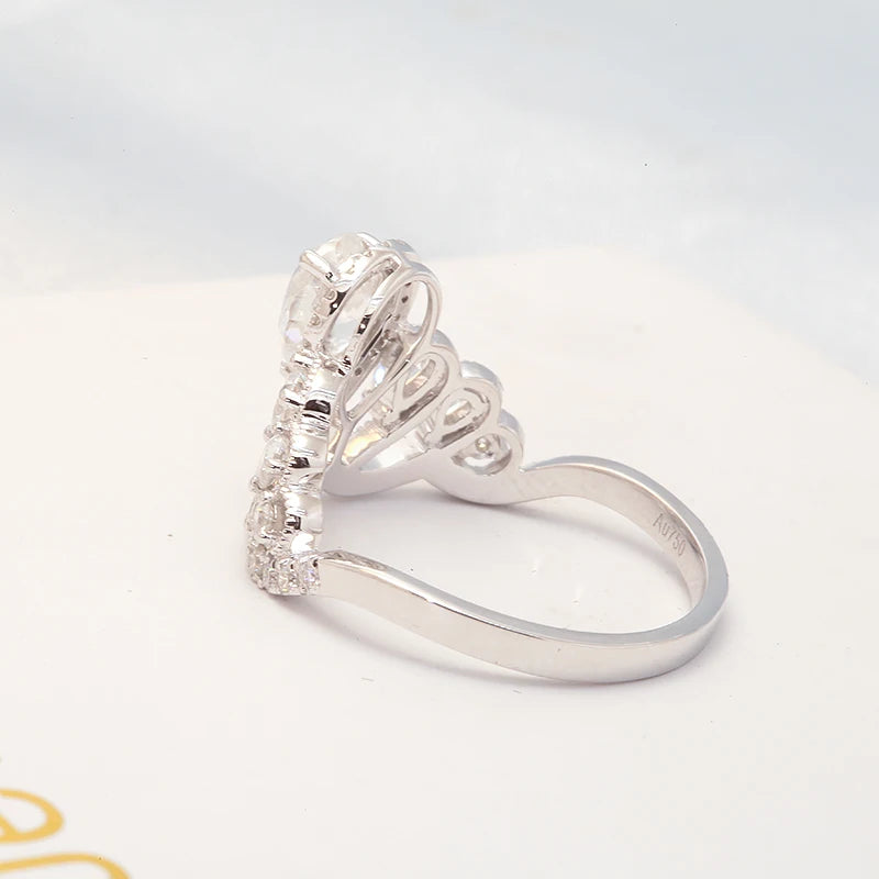 Bianca Crown Shape Lab-Grown Diamond Ring